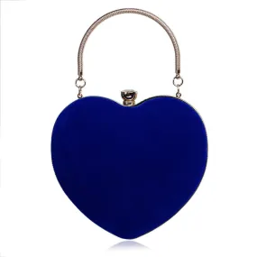 1125 - BLUE HEART PURSE