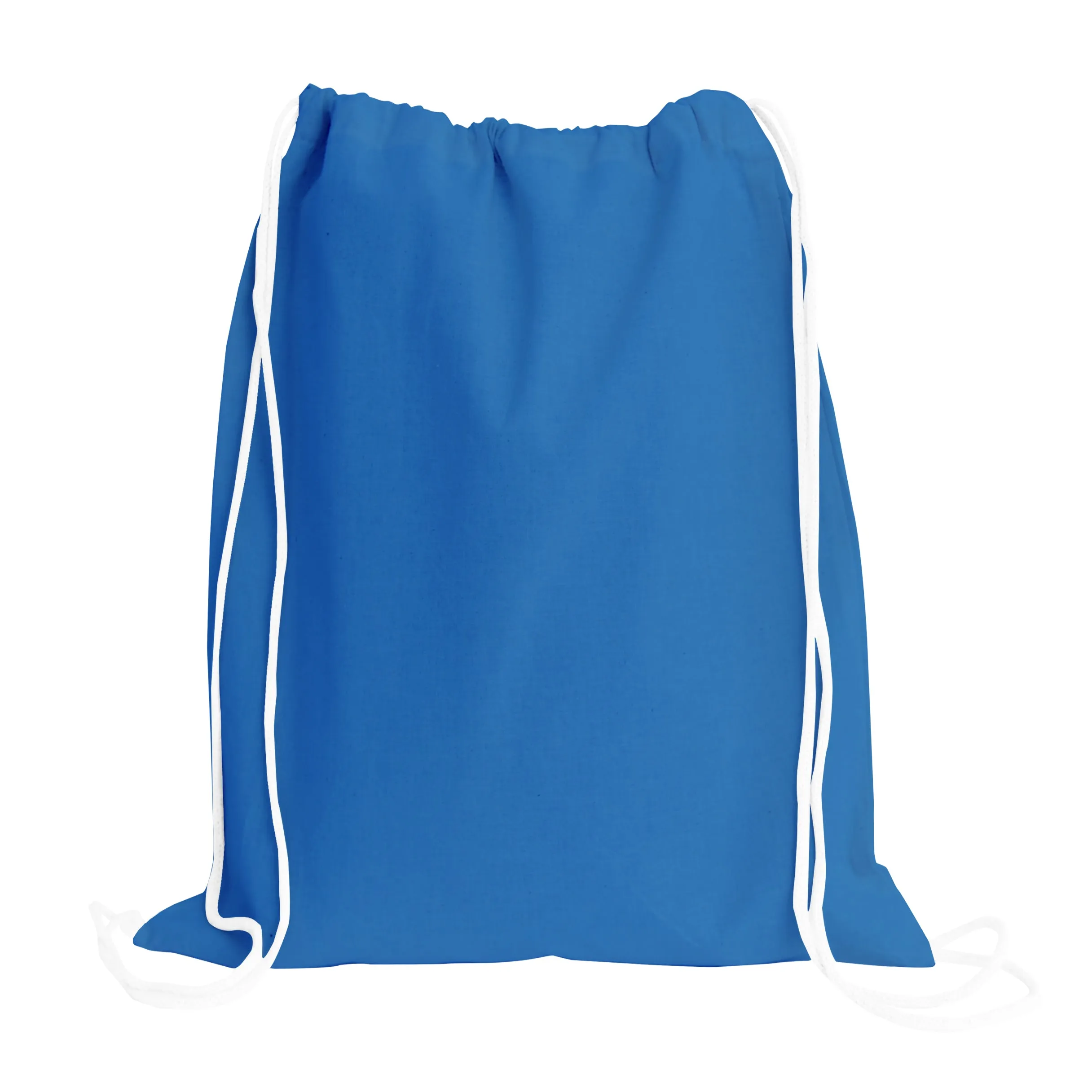 12 ct Economical Sport Cotton Drawstring Bag Cinch Packs - By Dozen