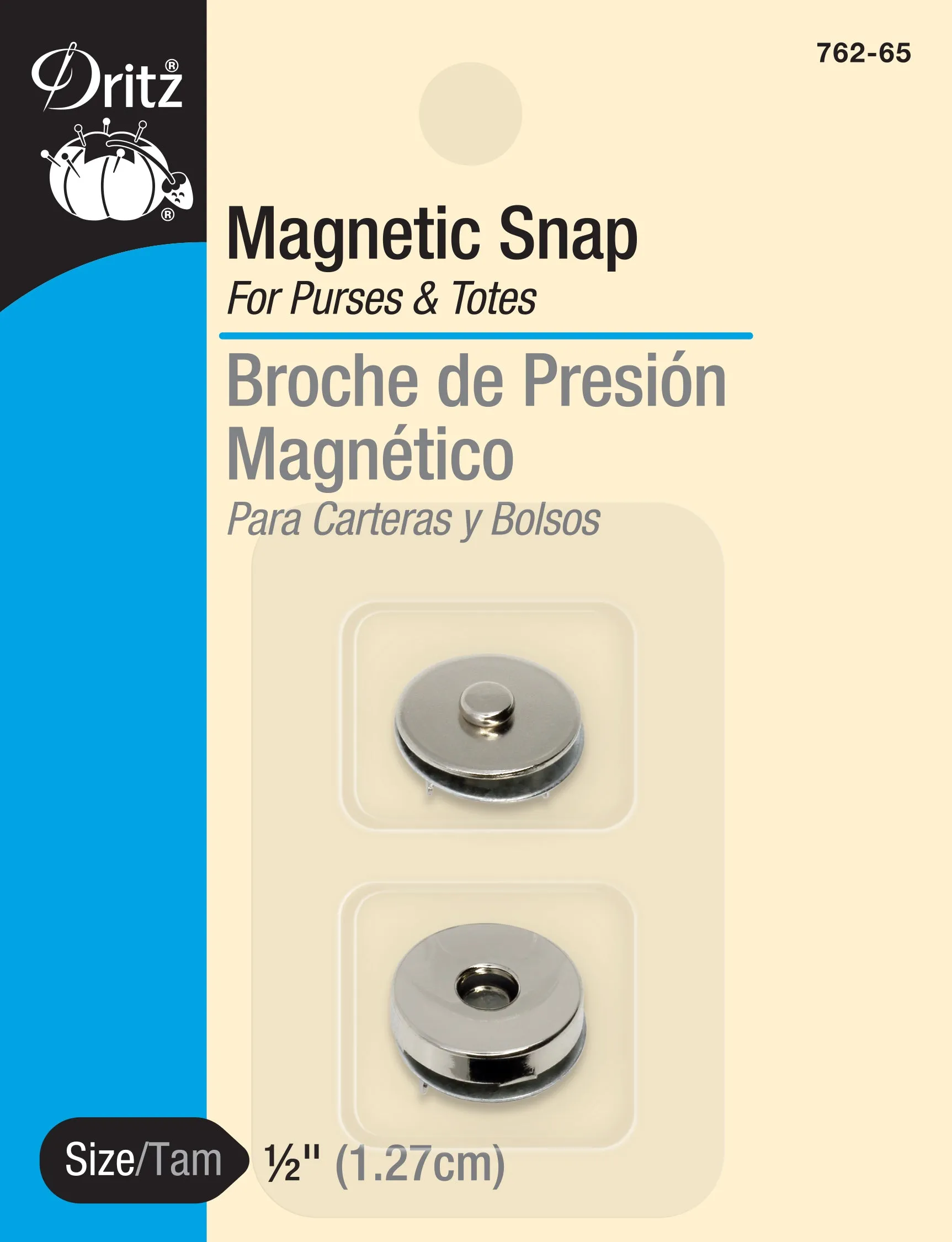 1/2" Magnetic Snap, 1 Set