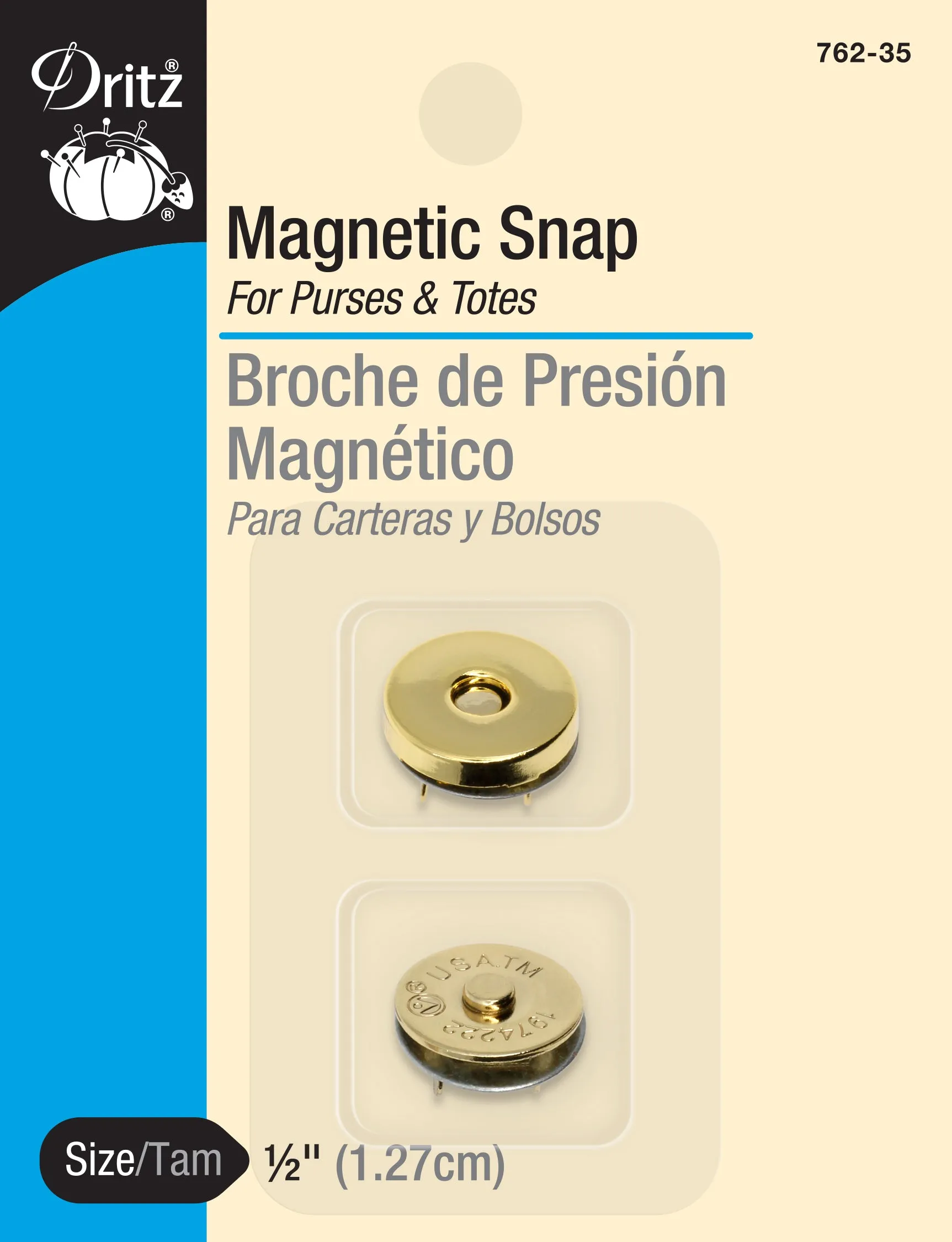 1/2" Magnetic Snap, 1 Set