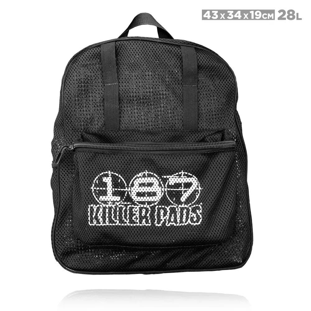 187 - Mesh Backpack Black