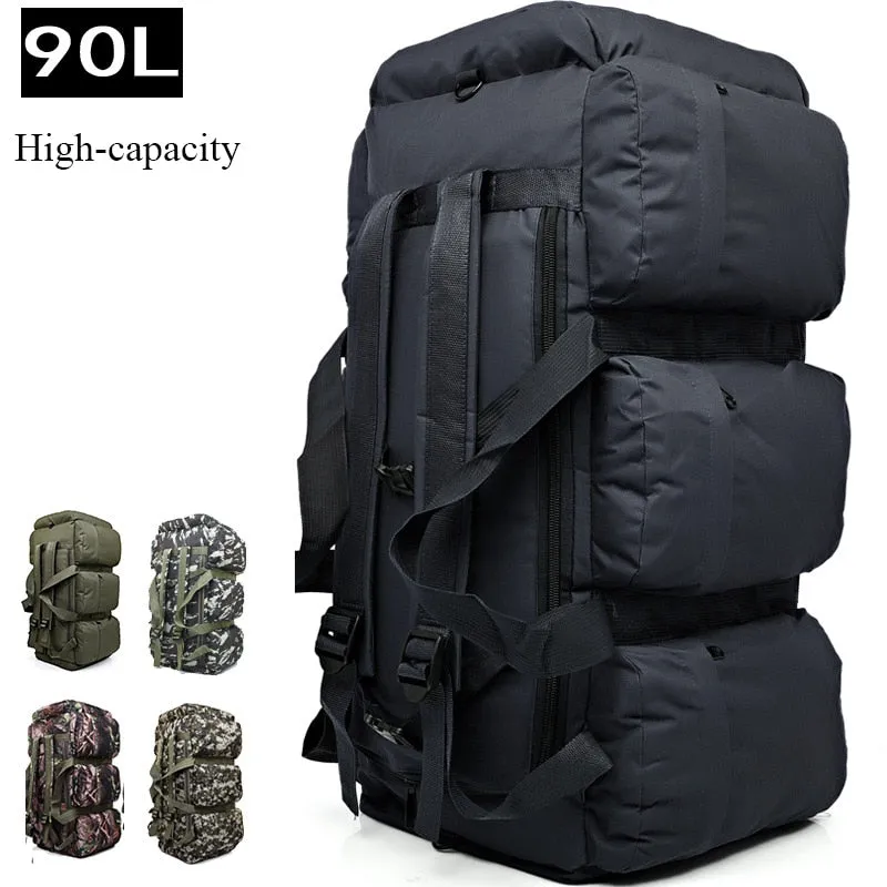 2018 Brand Infeylay Large Capacity 90L Mountaineering Bag Waterproof Casual Men Backpack Travel