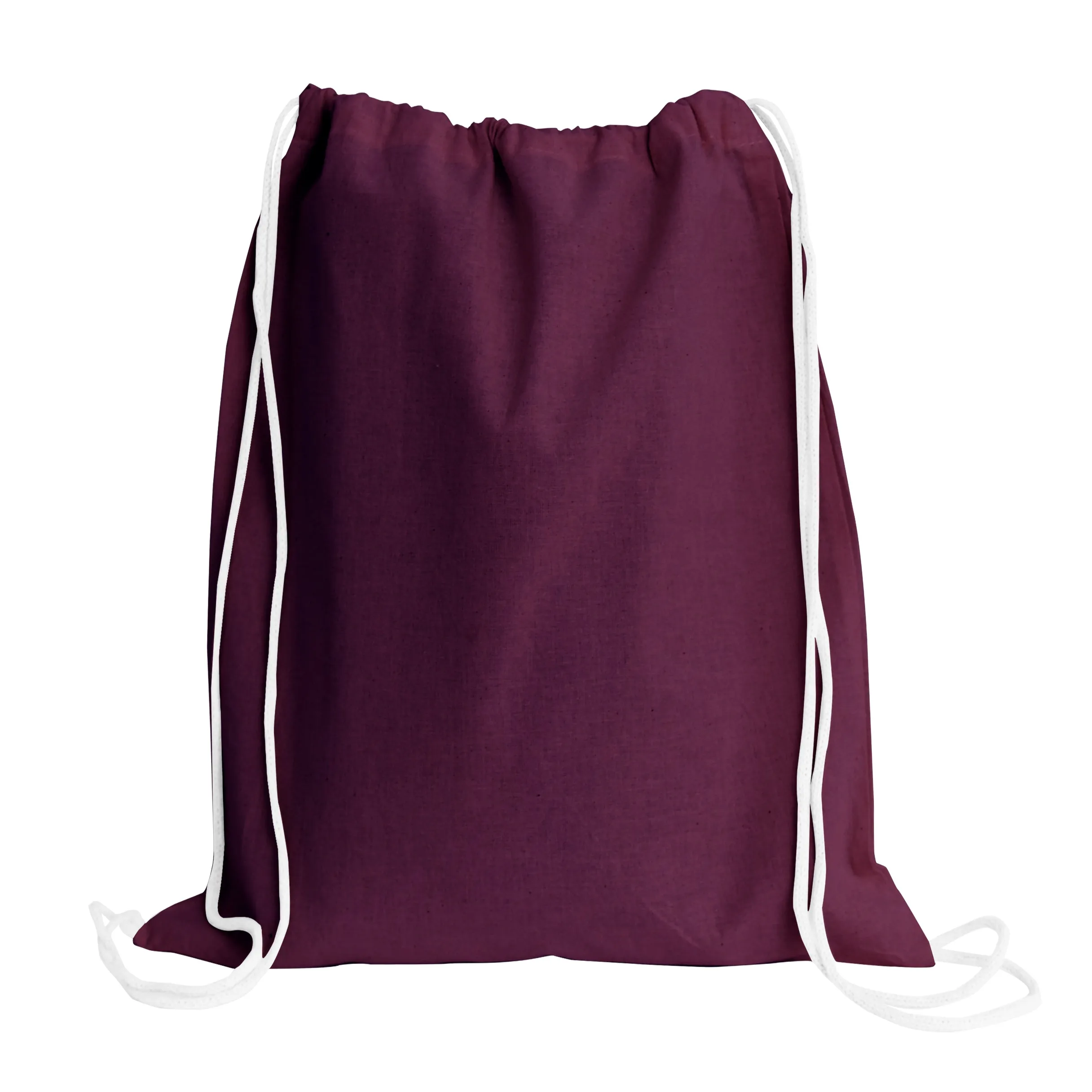 240 ct Economical Sport Cotton Drawstring Bag Cinch Packs - By Case