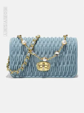 Accessible Luxury  New Arrival Crystal Quilted Women's Bag