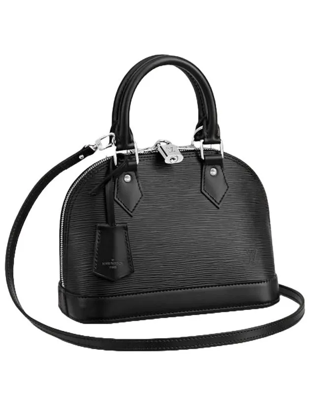 Alma BB Epi Tote Louis Vuitton Bag Black