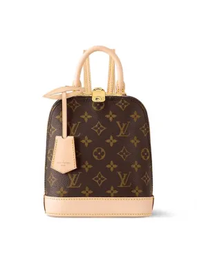 Alma Monogram Backpack Brown