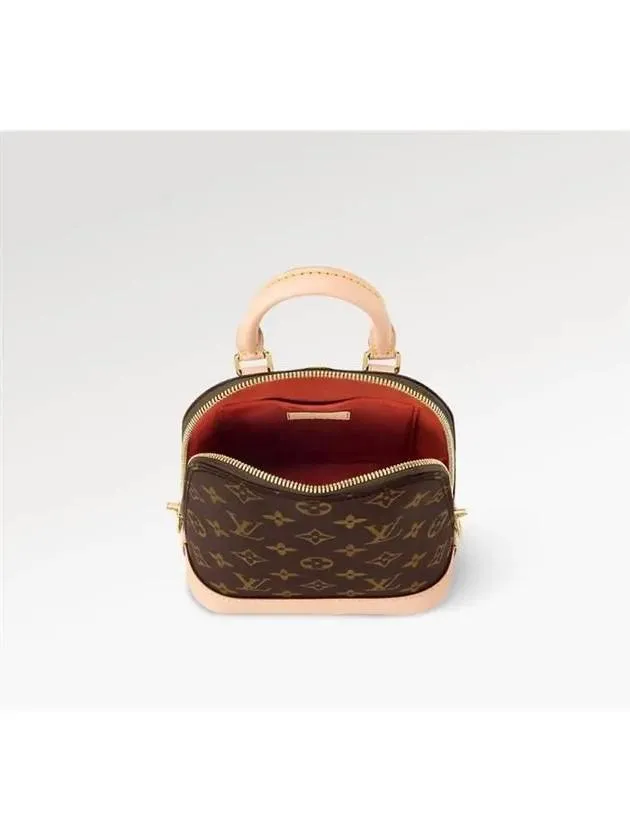 Alma Monogram Backpack Brown