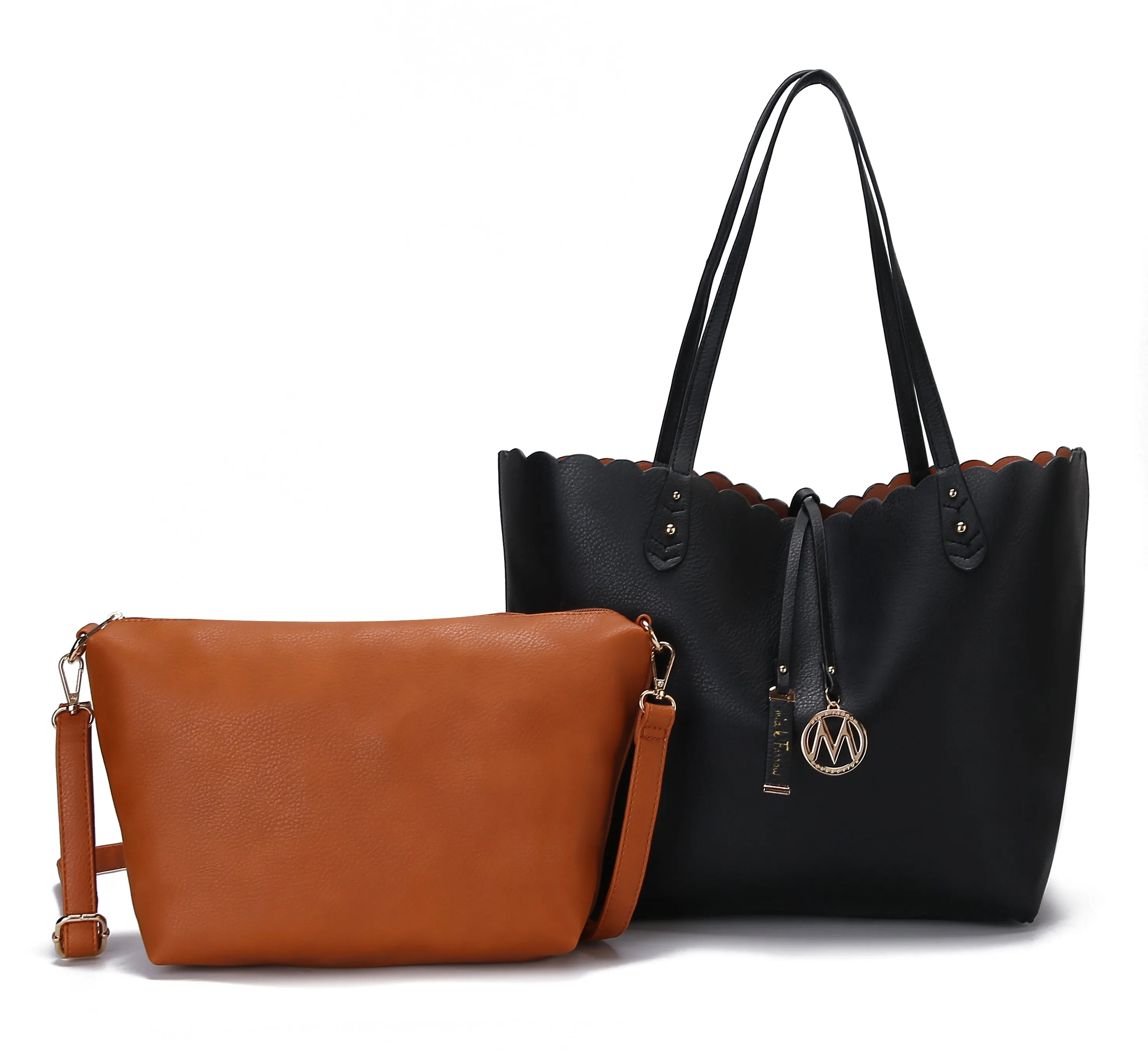 Amahia Reversible Tote Bag and Crossbody Set