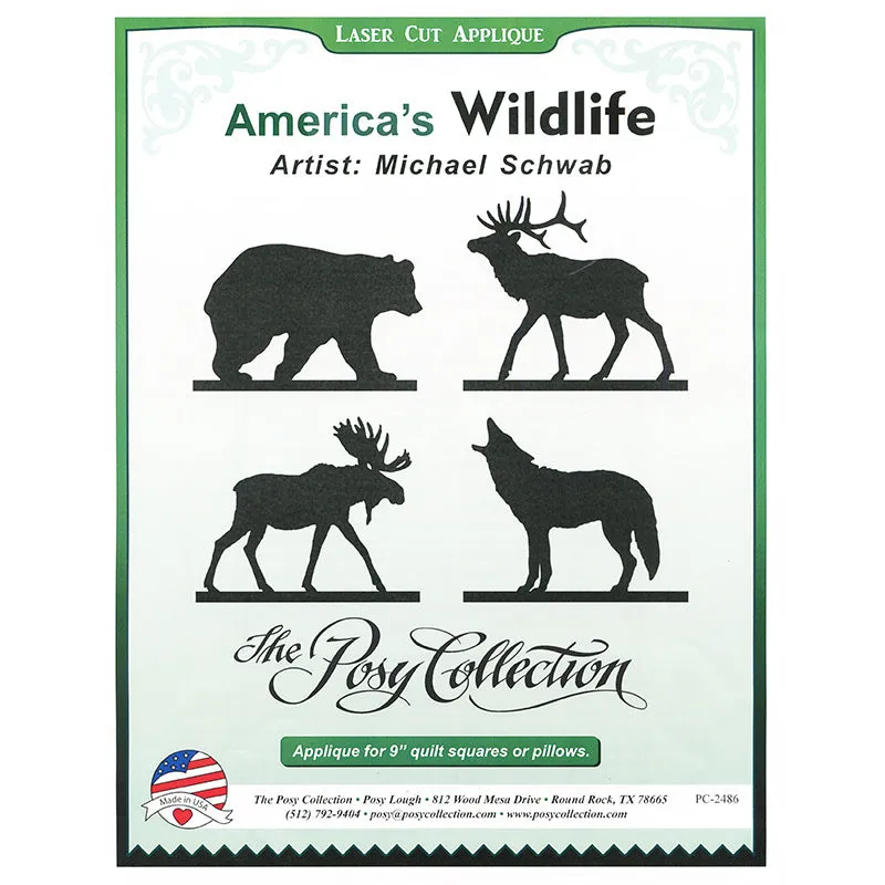 America's Wildlife Fusible Appliqué Shapes - Series 1