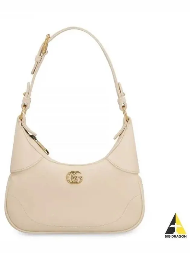 Aphrodite Small Logo Chain Shoulder Bag Ivory