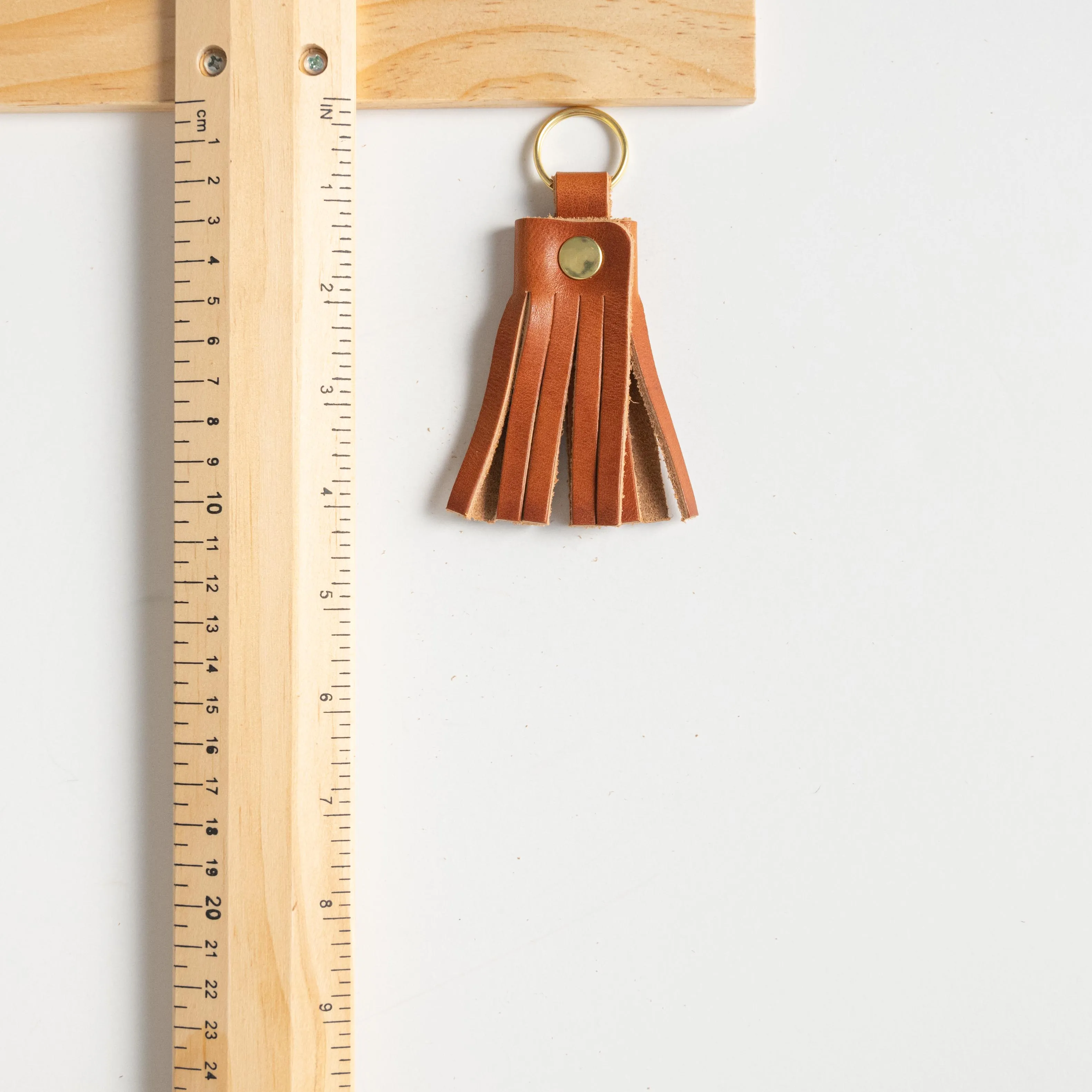 Atlantic Blue Tassel Keychain