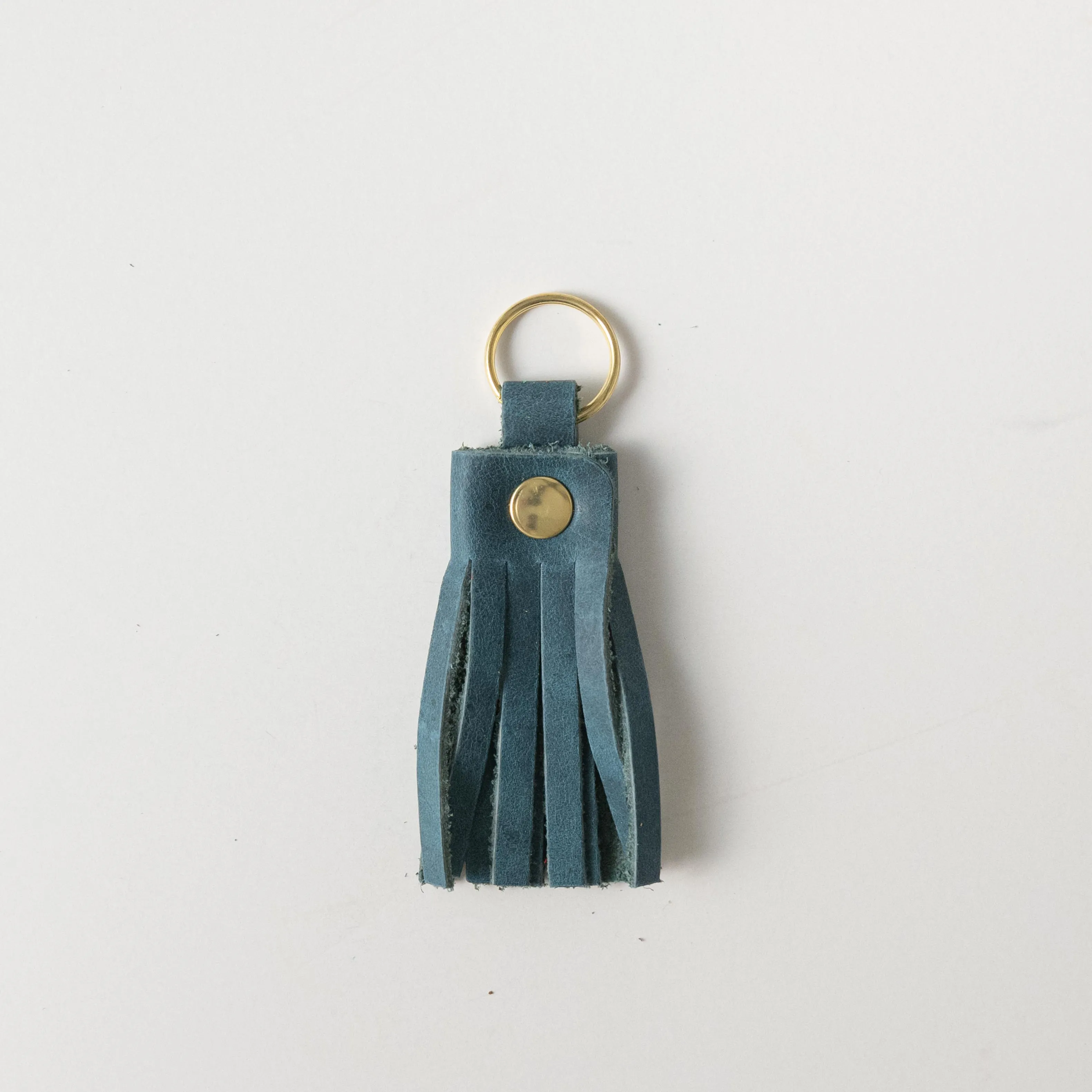 Atlantic Blue Tassel Keychain