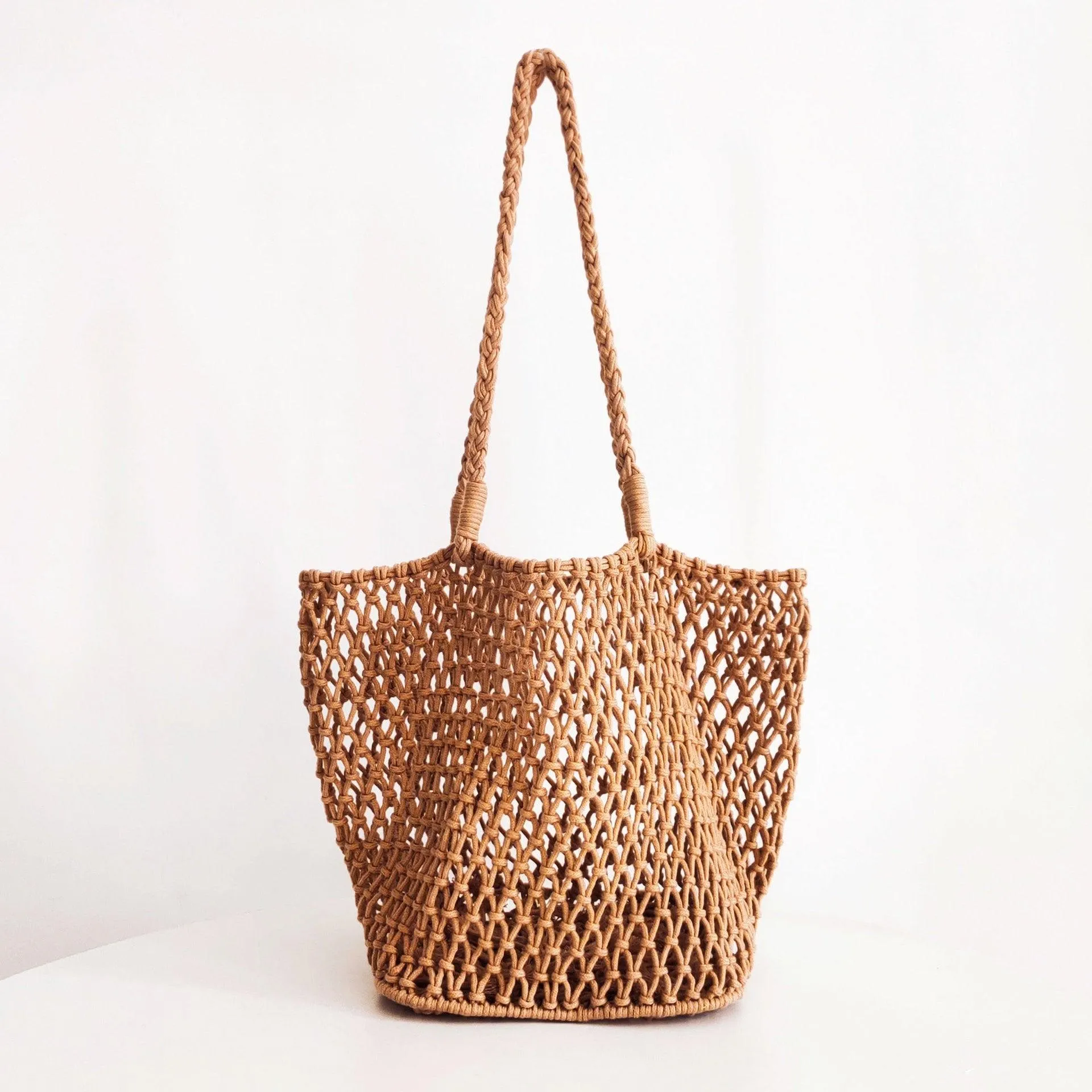 Aurora Hollow Fishnet Handbag