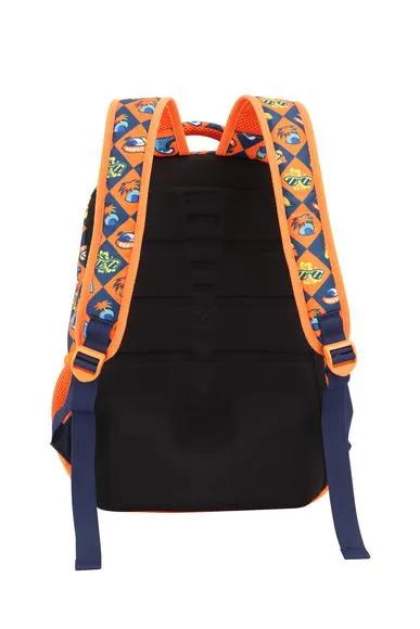 Bestlife Campus Hawaii Backpack| Navy/Orange