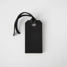 Black Leather Tag