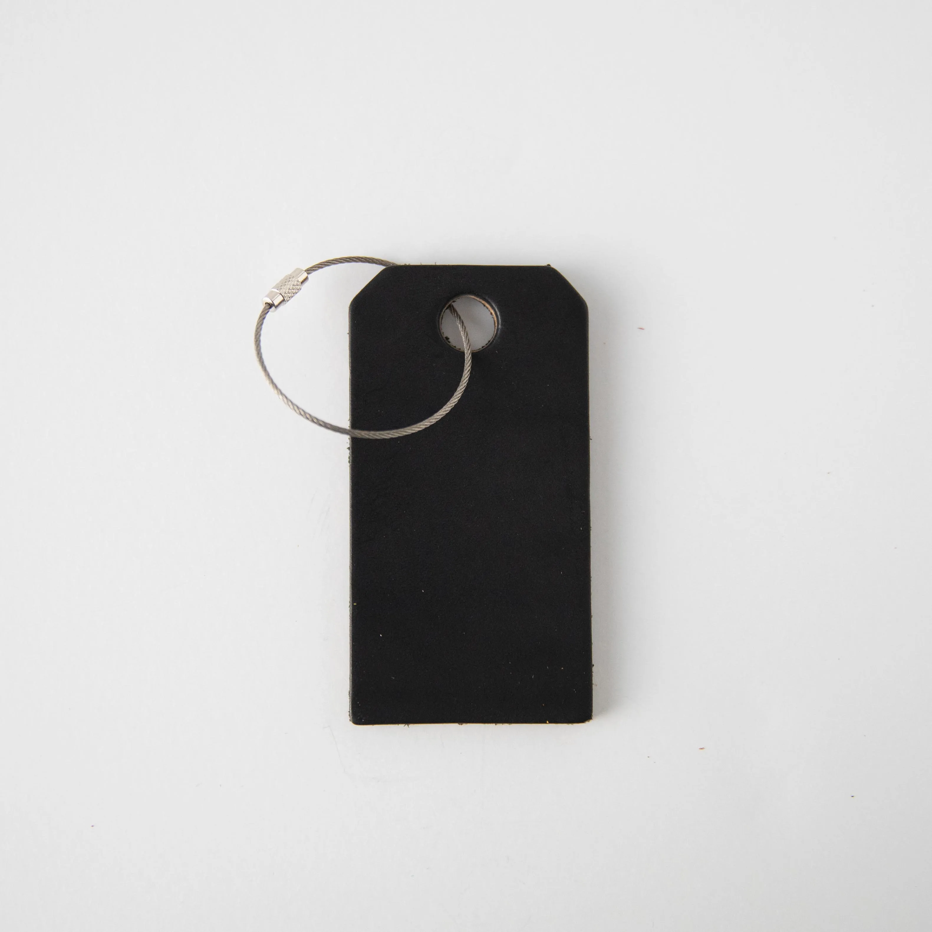 Black Leather Tag