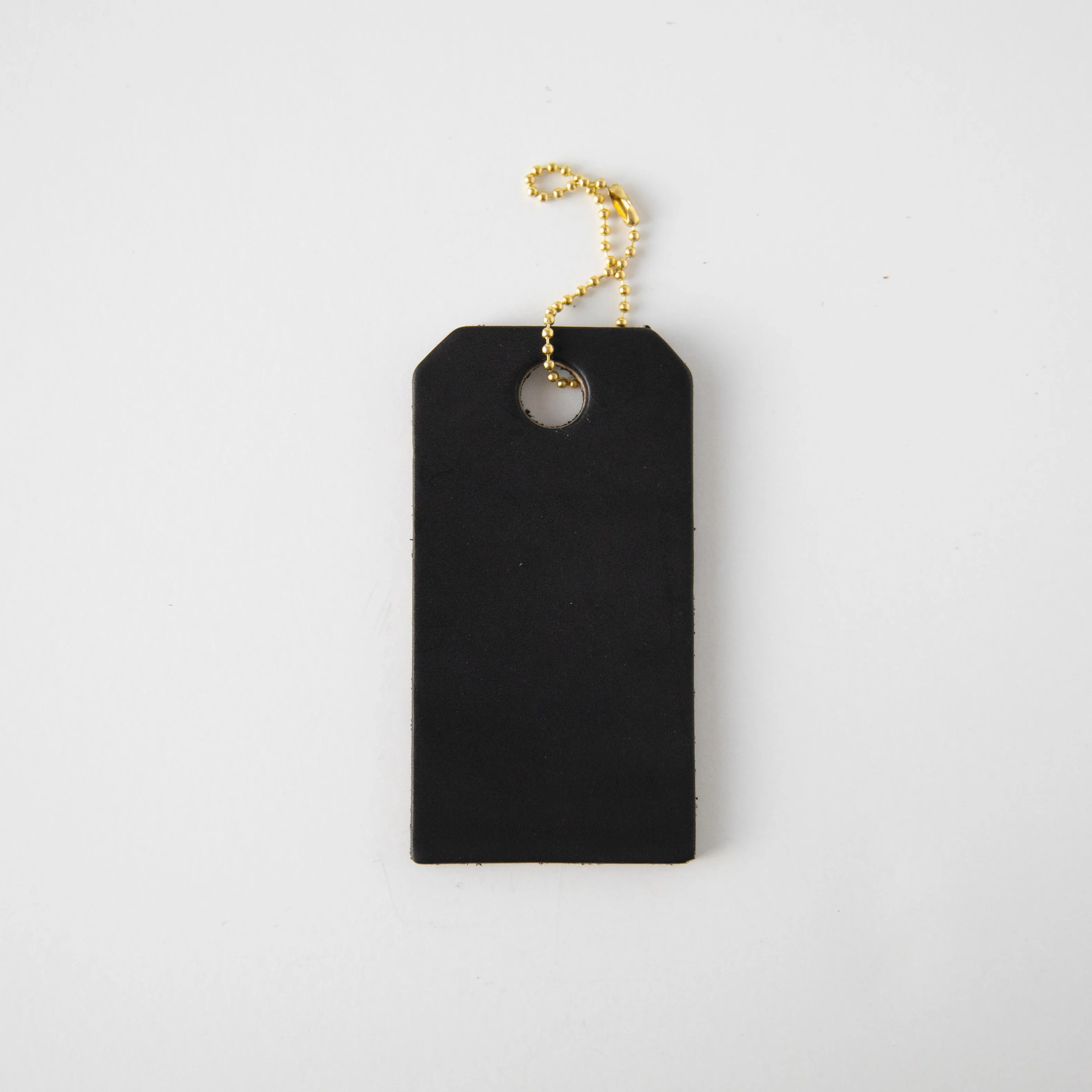 Black Leather Tag