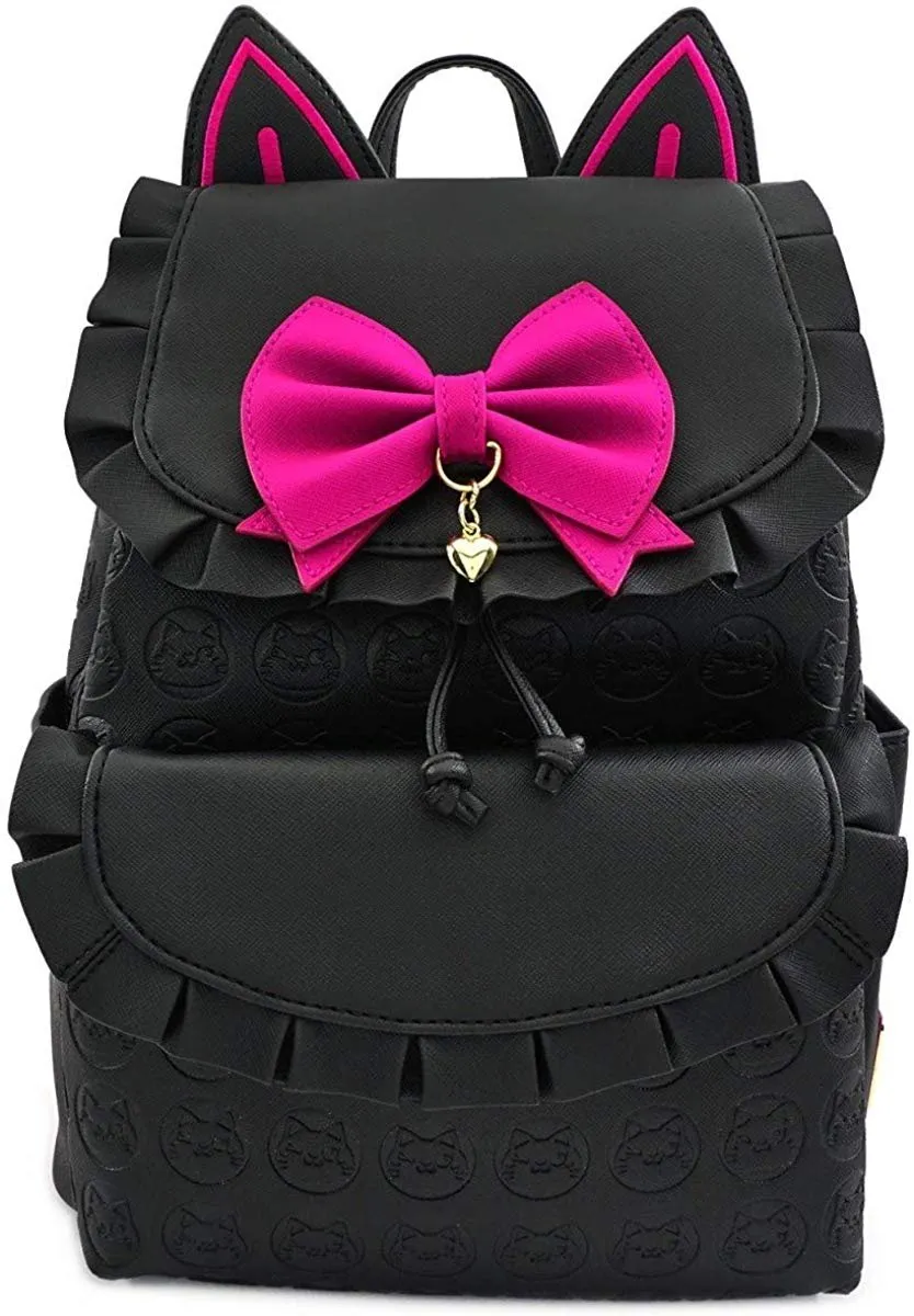 Blizzard Overwatch D.VA Ruffled Trim Cat Ears Mini Backpack