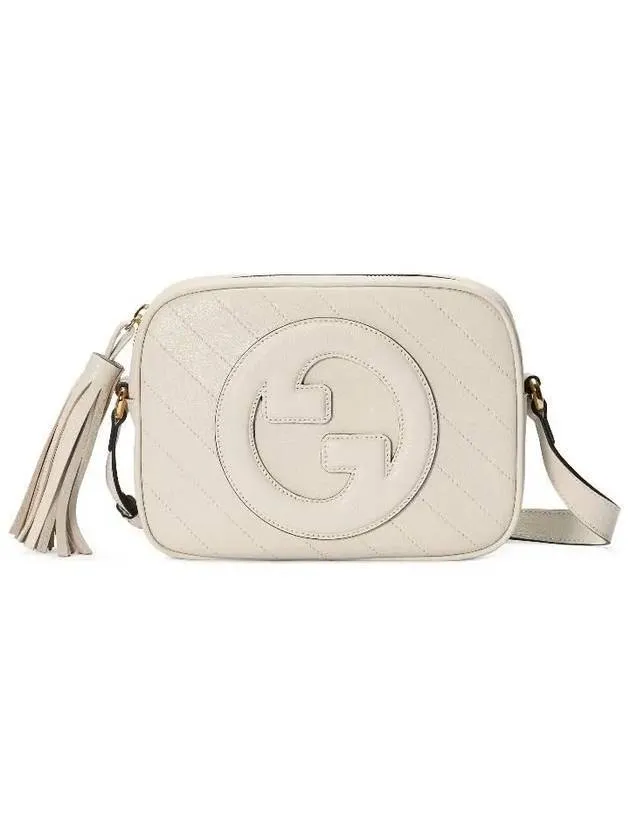 Blondie Small Leather Shoulder Bag White