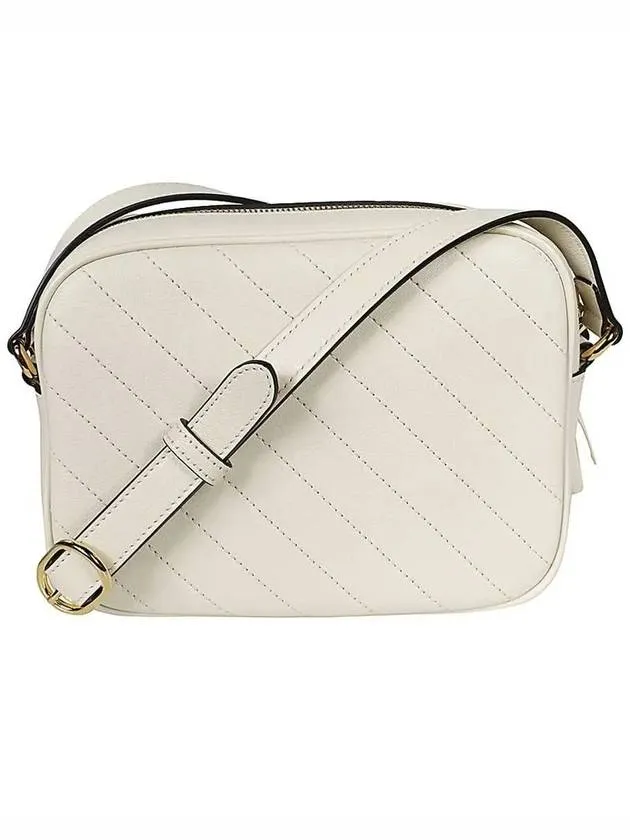 Blondie Small Leather Shoulder Bag White