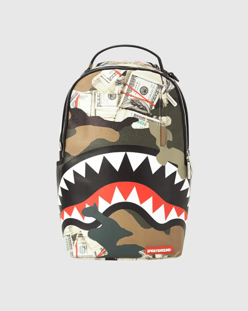 Camo Money Shark Backpack