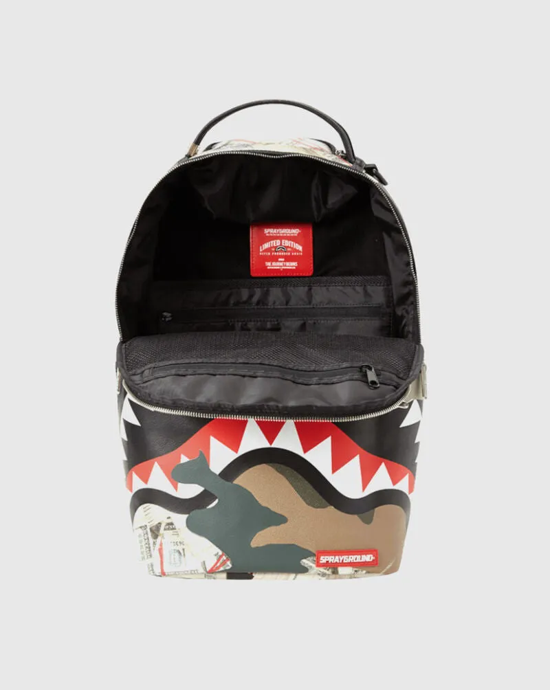 Camo Money Shark Backpack