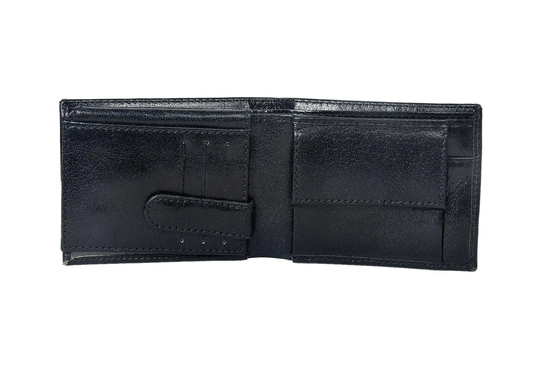 Celtic Black Color Pure Leather Wallet For Men, Art:- LA-1389