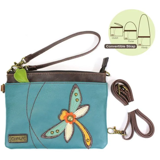 Chala Handbags Mini Crossbody - Dragonfly