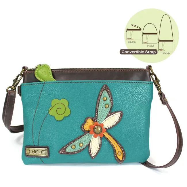 Chala Handbags Mini Crossbody - Dragonfly