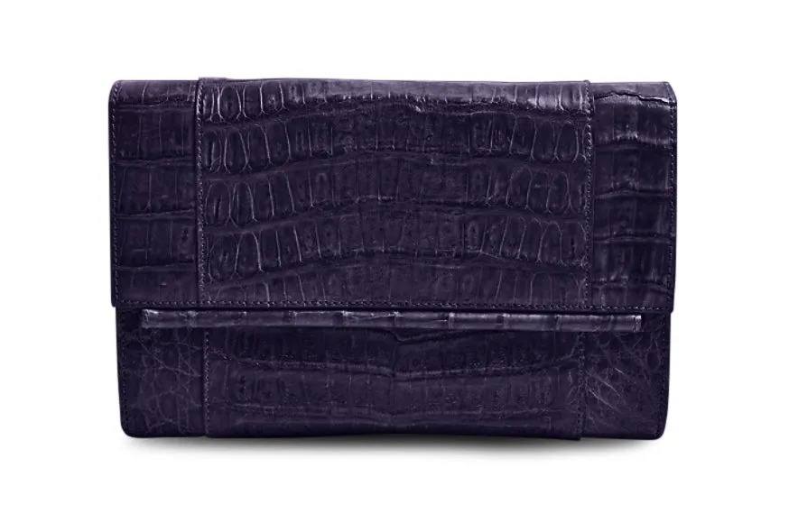 Clara Crocodile Clutch