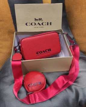 Coach Handbags for Women - (Red)