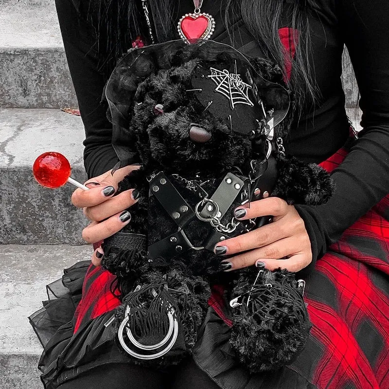 Diablo Harajuku Design Gothic Blood Halloween Bear Lolita Hell Bag