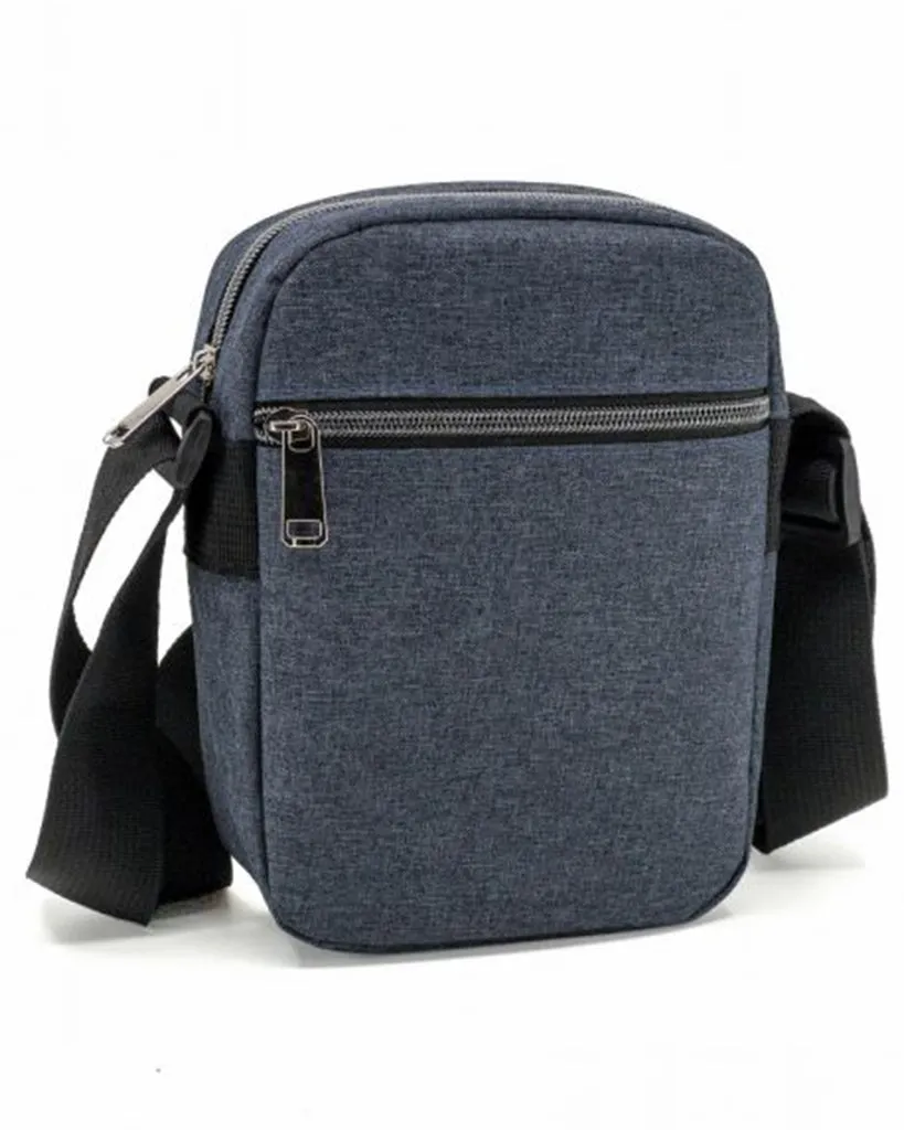 Dual-Zip Heathered Travel's Sling