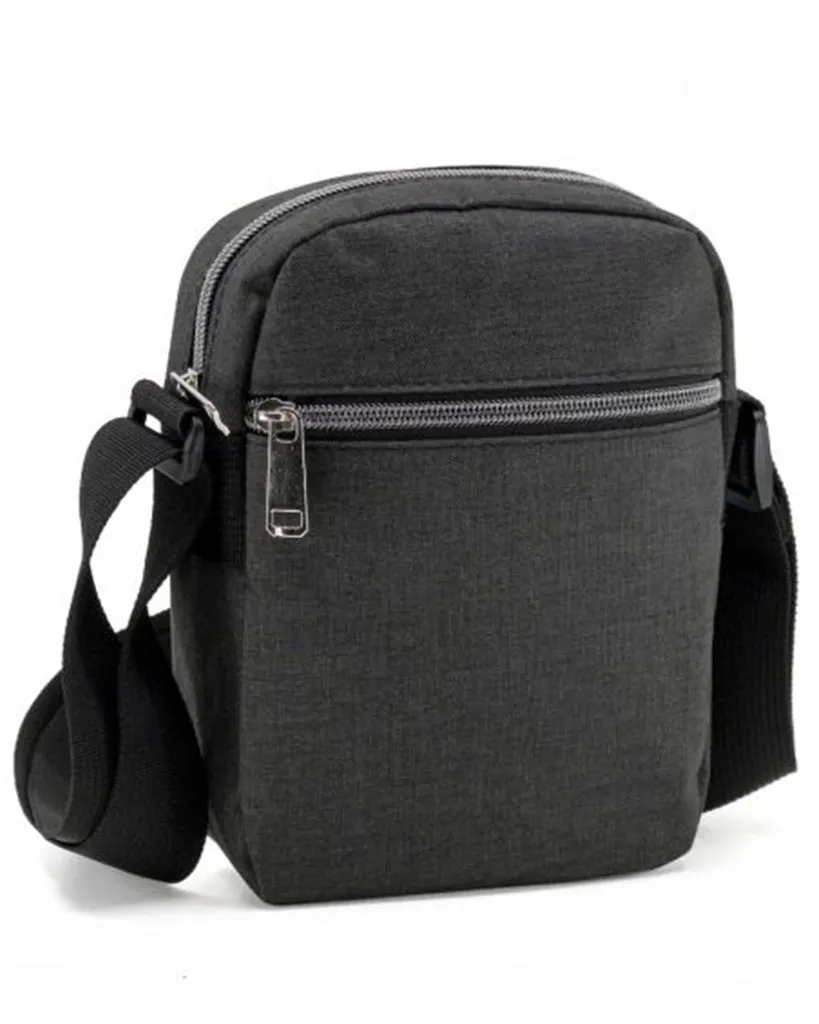 Dual-Zip Heathered Travel's Sling