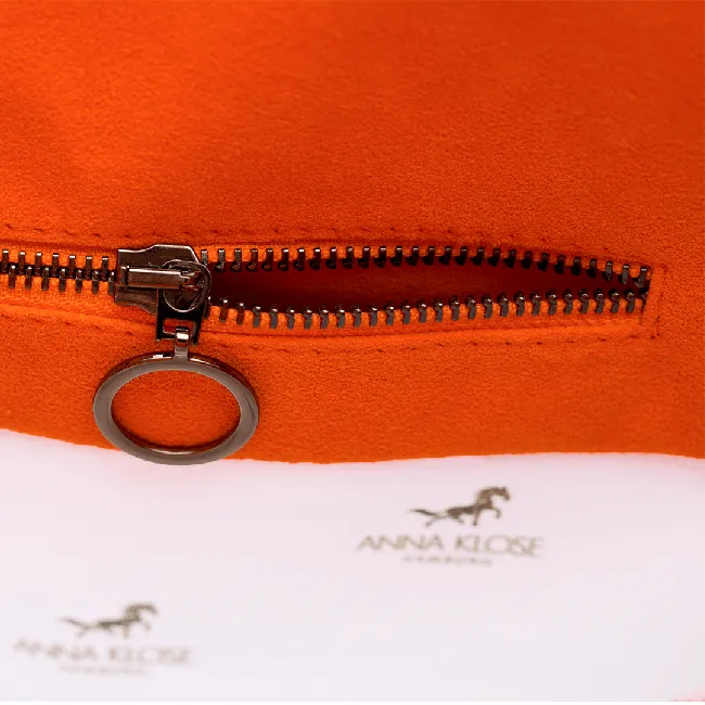 Exclusive Equestrian Tote "ANNA Orange"