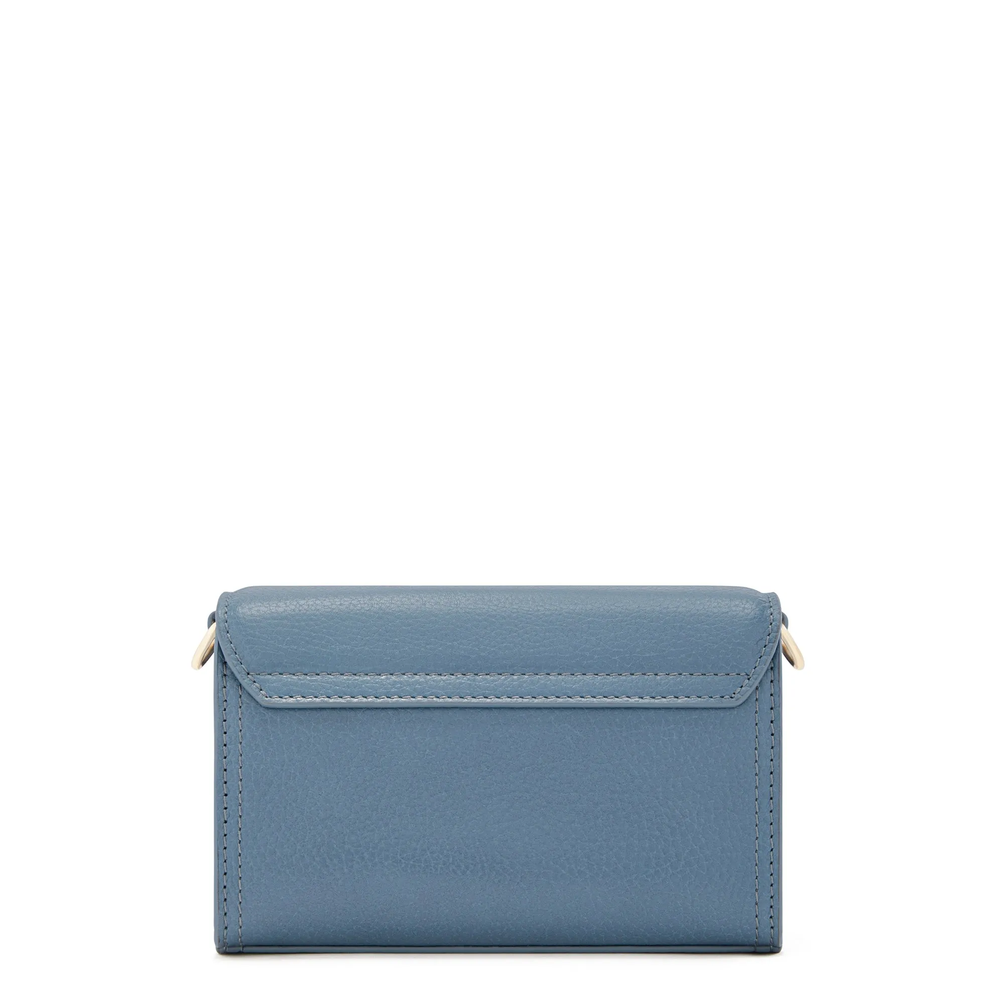 Femme Forte Kim blue calfskin leather crossbody bag