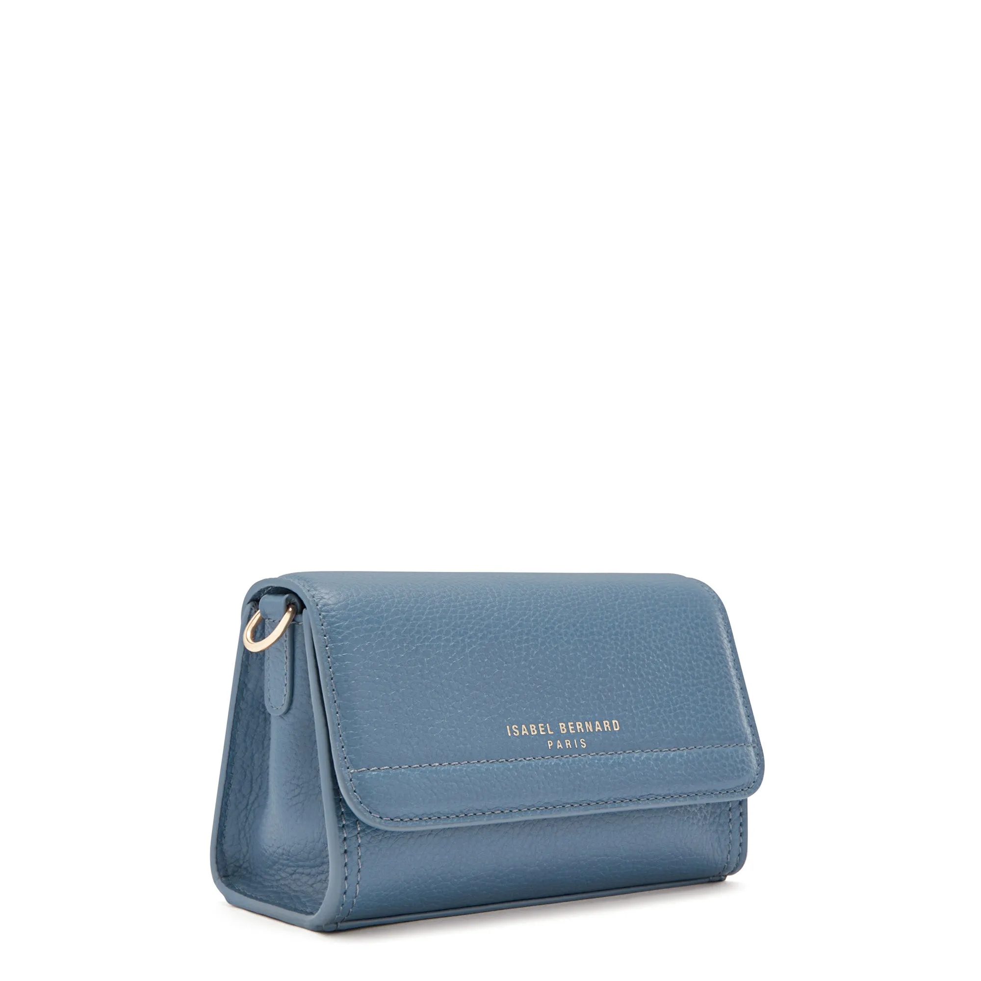 Femme Forte Kim blue calfskin leather crossbody bag