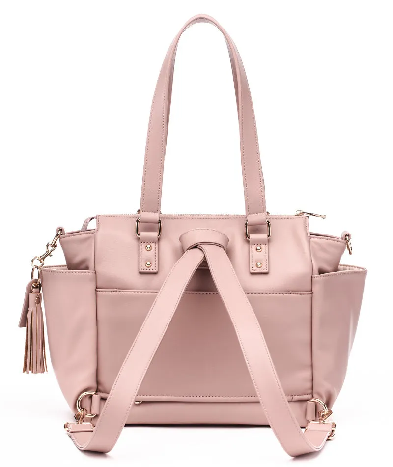 Gemini Mini Convertible Backpack - Dusty Rose