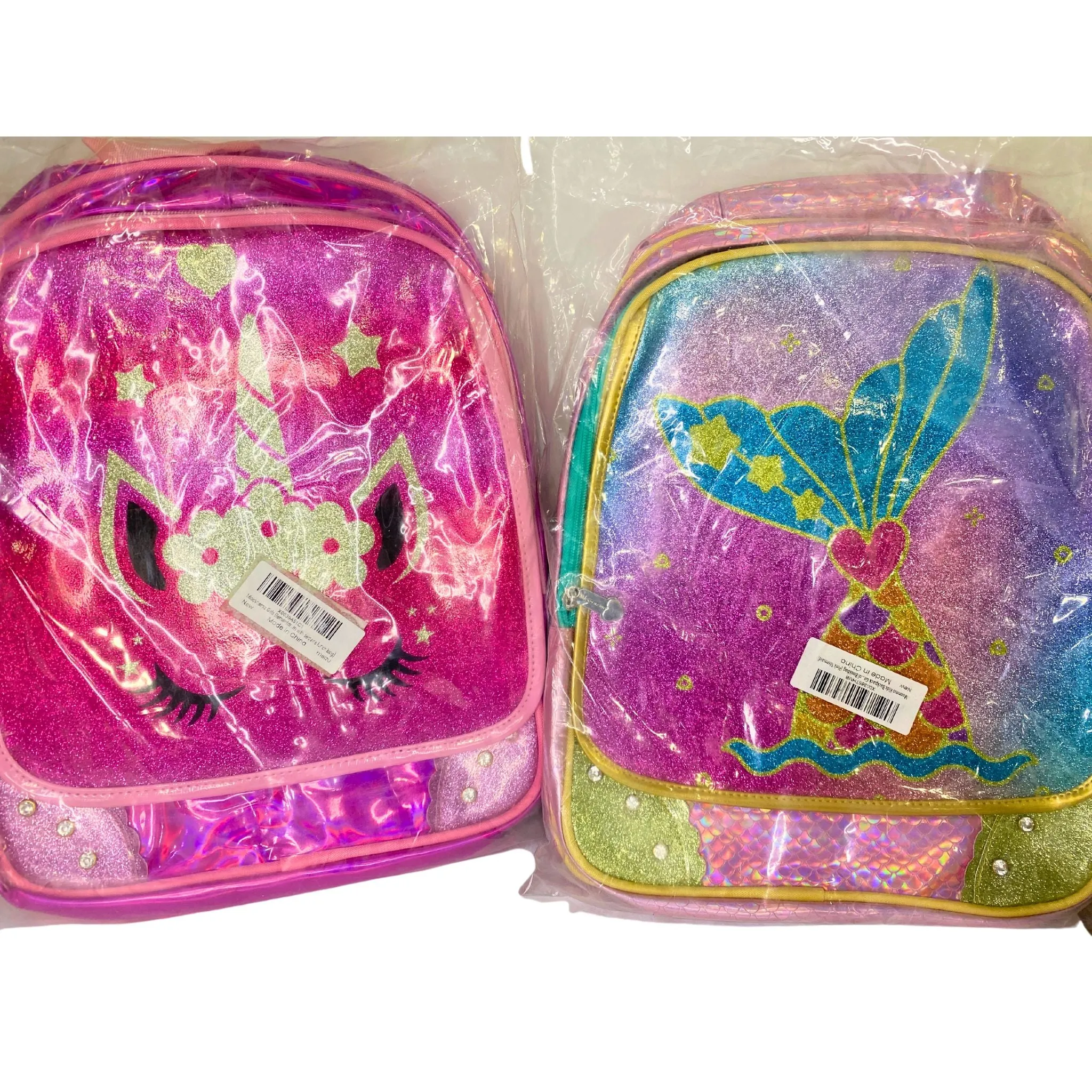 Glitter Girl Backpacks Assorted Mix (50 Pcs Lot)