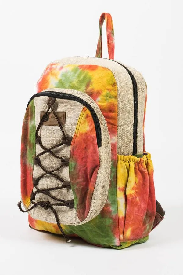 Hemp Blend Tie-Dye Buddies Backpack