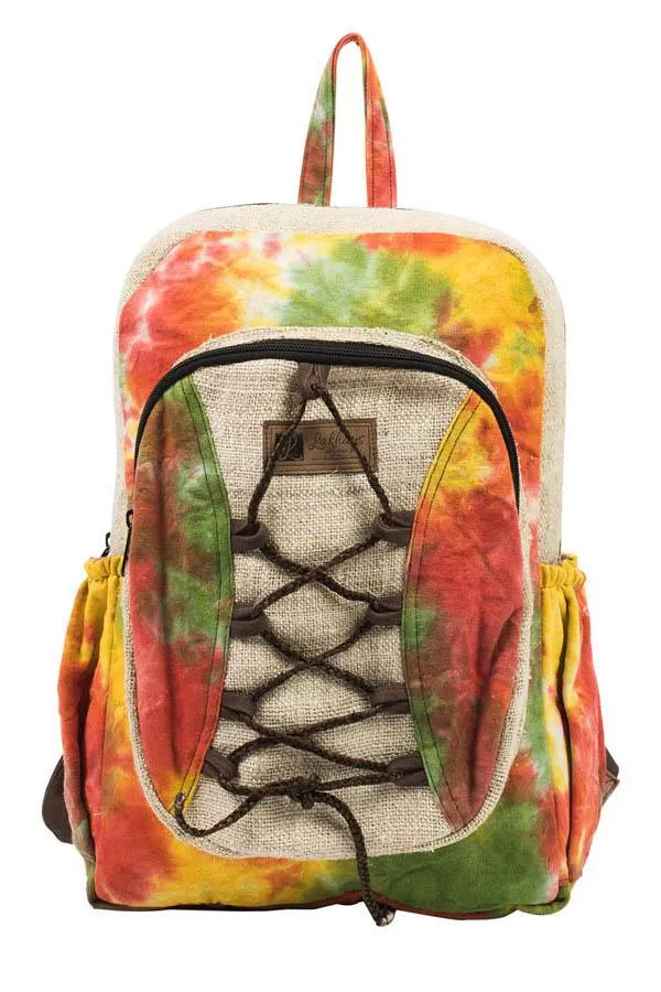 Hemp Blend Tie-Dye Buddies Backpack