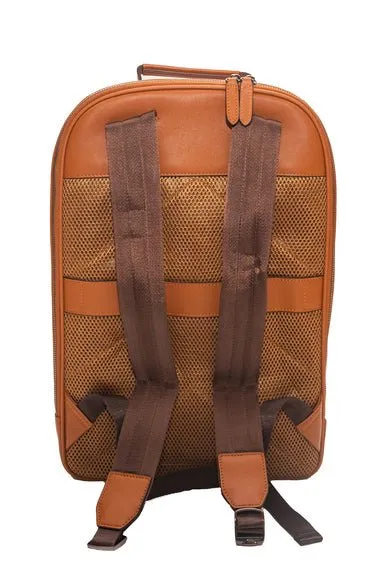 Journeyman Leather Leather Laptop Backpack 15.6" | Tan