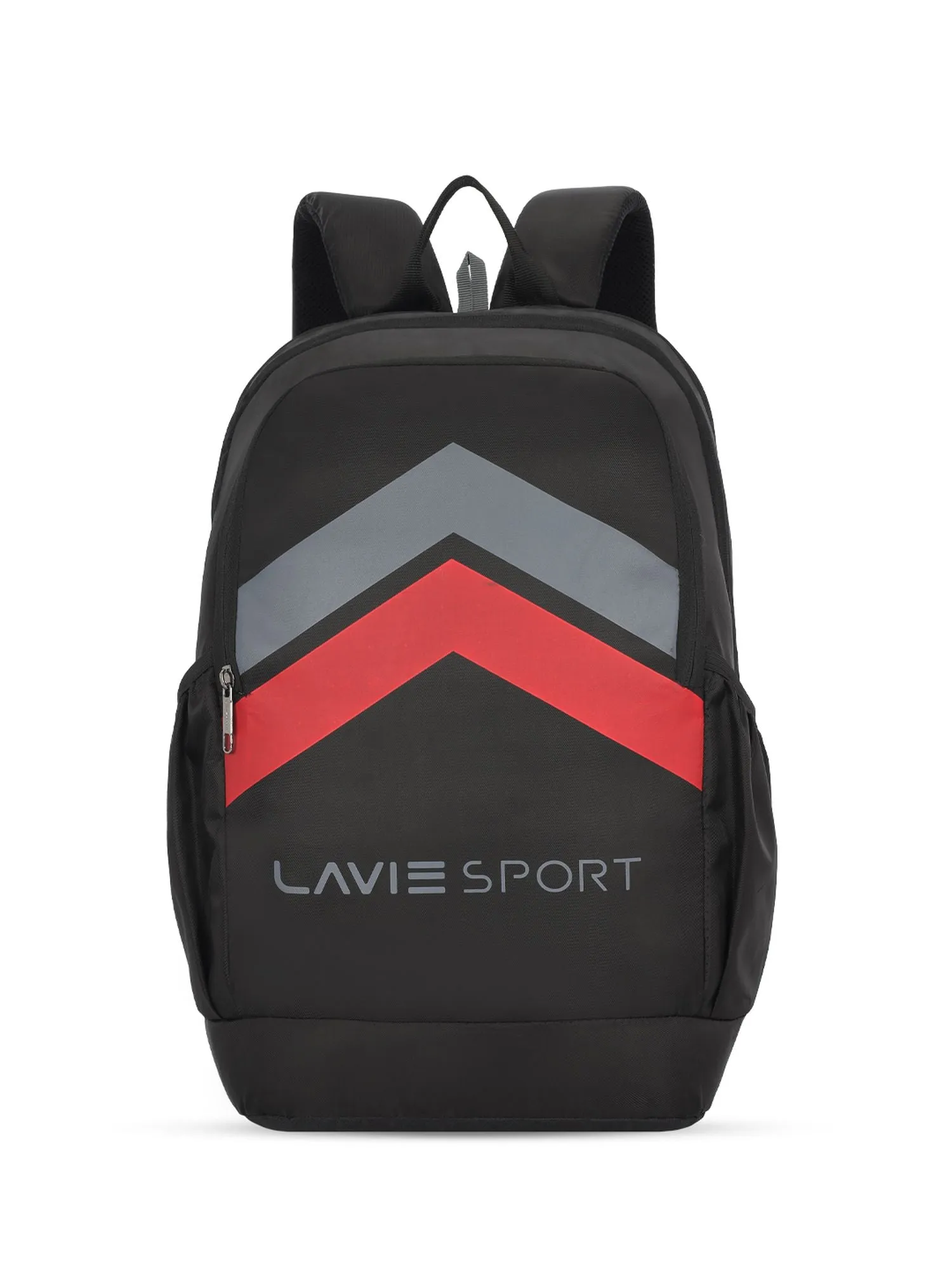 Lavie Sport Arrowhead 33L College Laptop Backpack with Rain cover For Boys & Girls|Men & Women Black