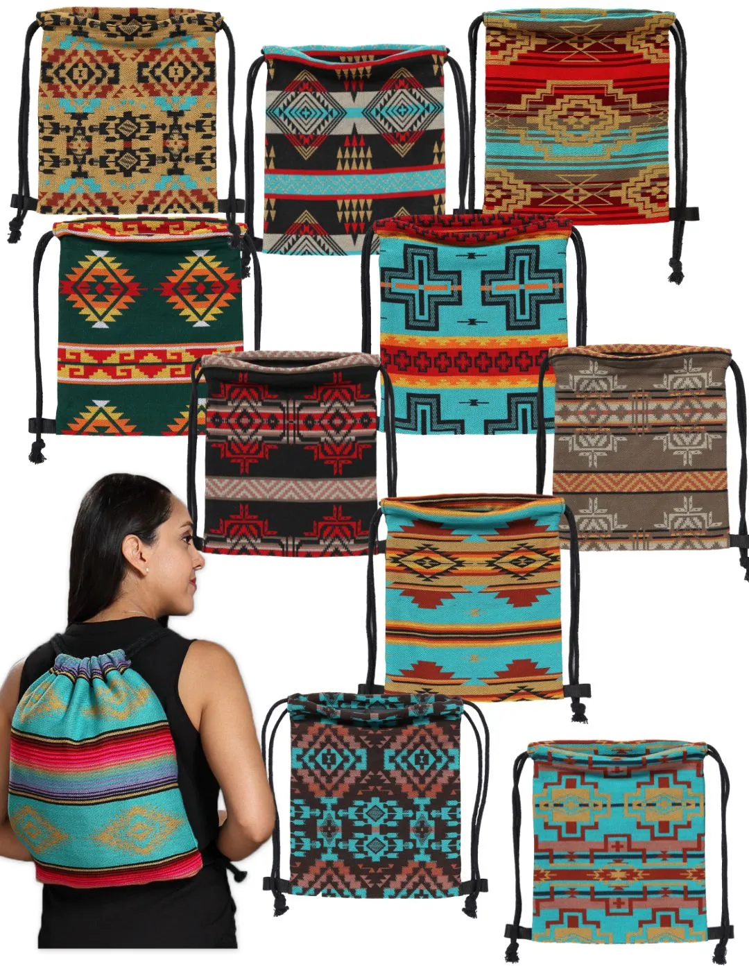 <i><b><font color="red">FAST SELLER!</i></b></font> 16 -Southwest Sack Packs! Only $7.90 ea.!