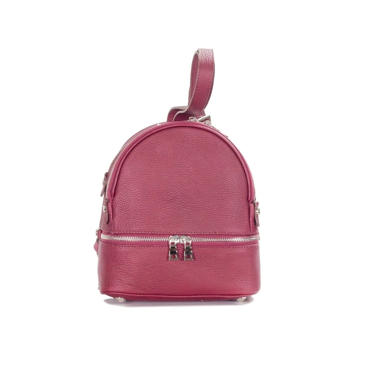 Madi Premium Pebbled Leather Backpack