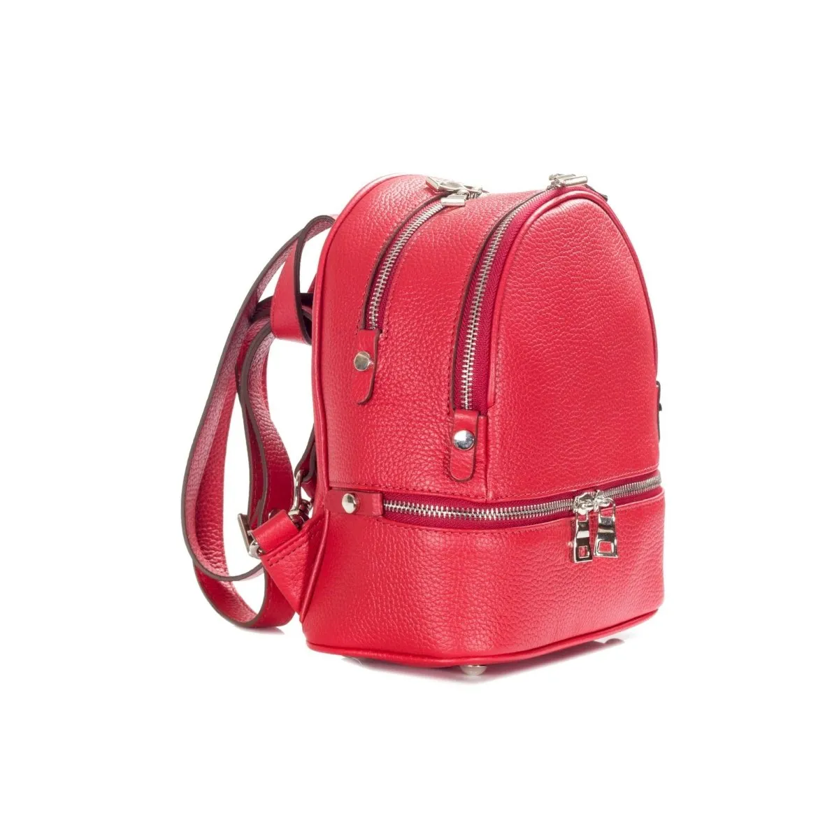 Madi Premium Pebbled Leather Backpack