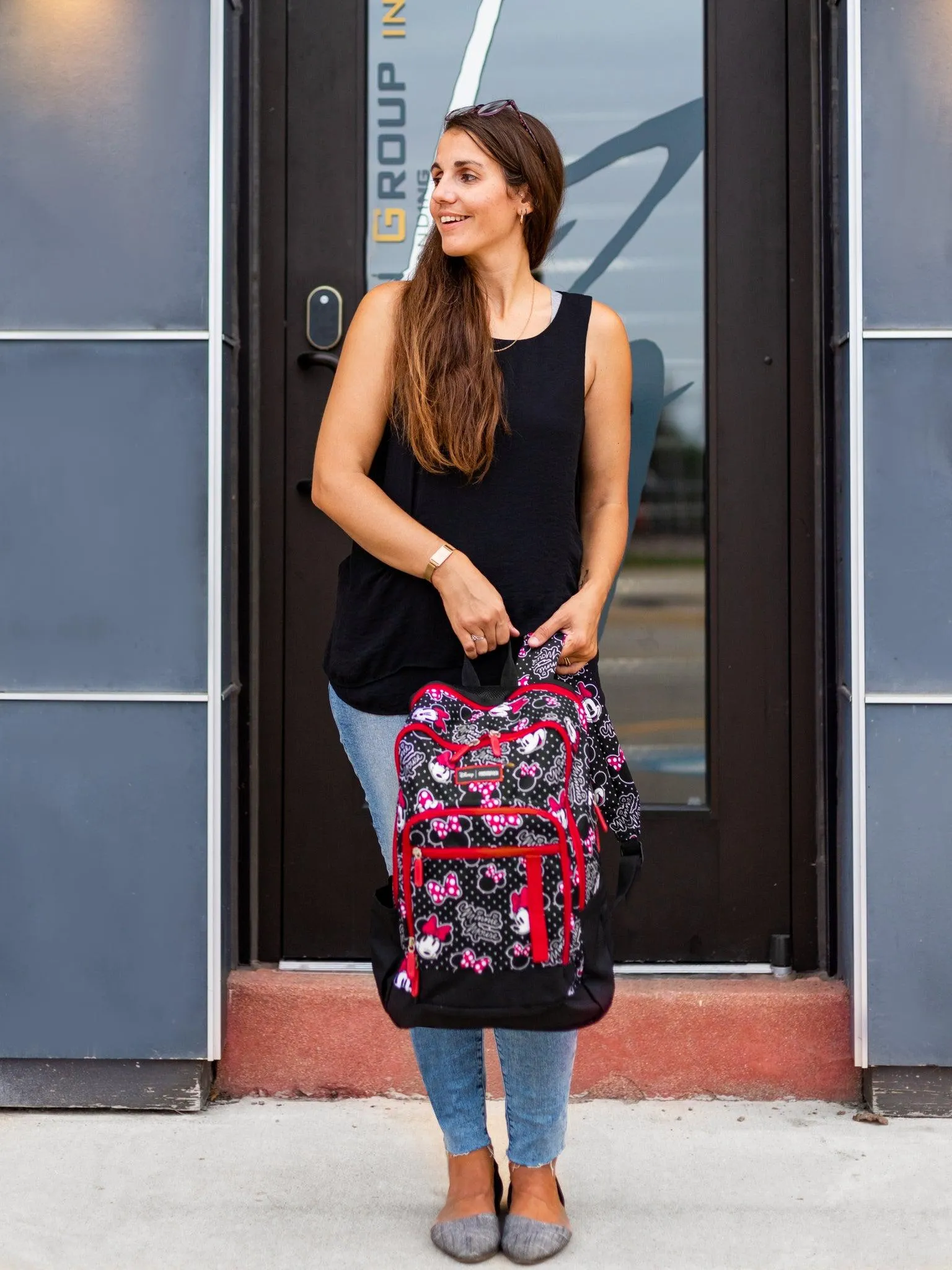 Minnie Mouse Red Bow Backpack