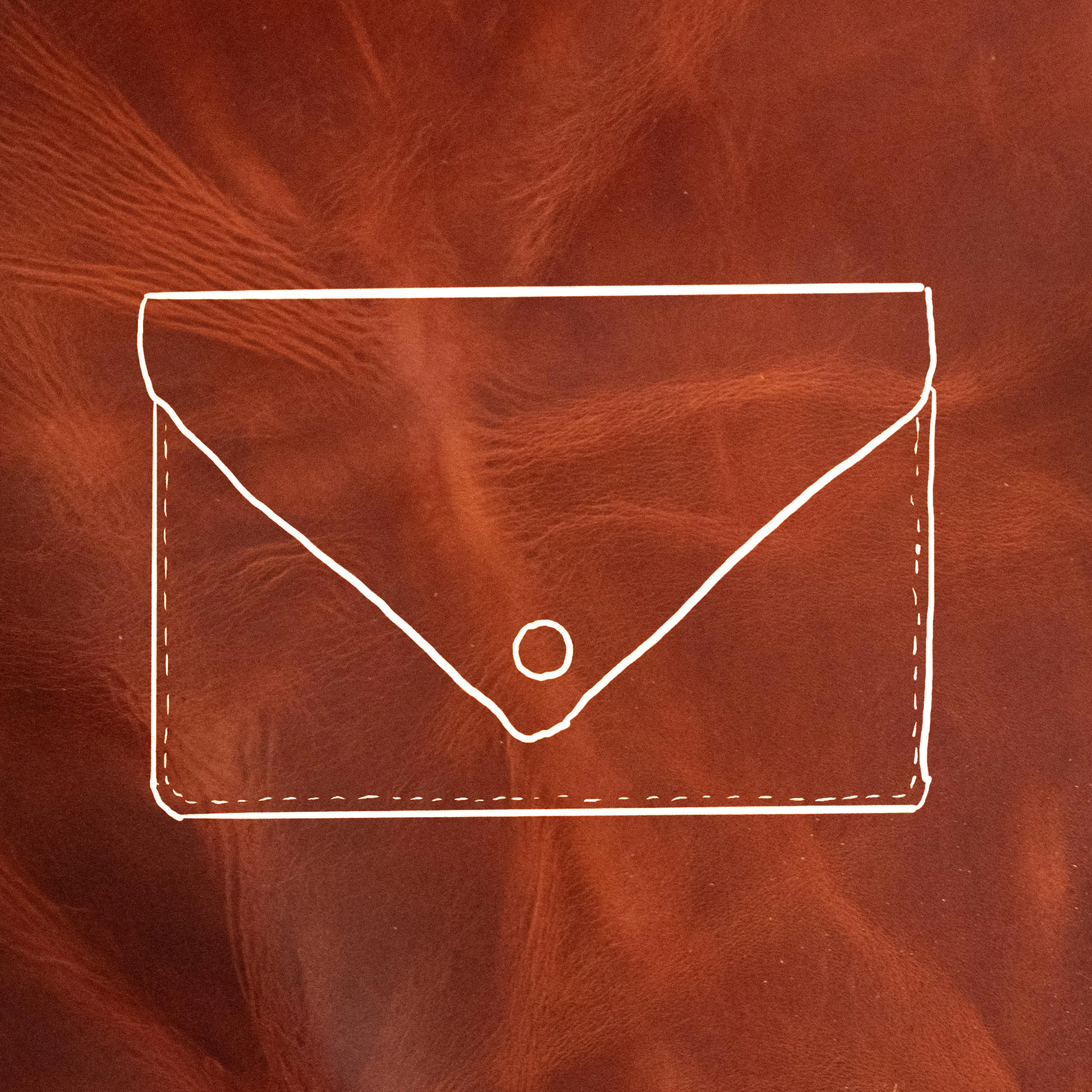 Old English Dublin Leather Clutch