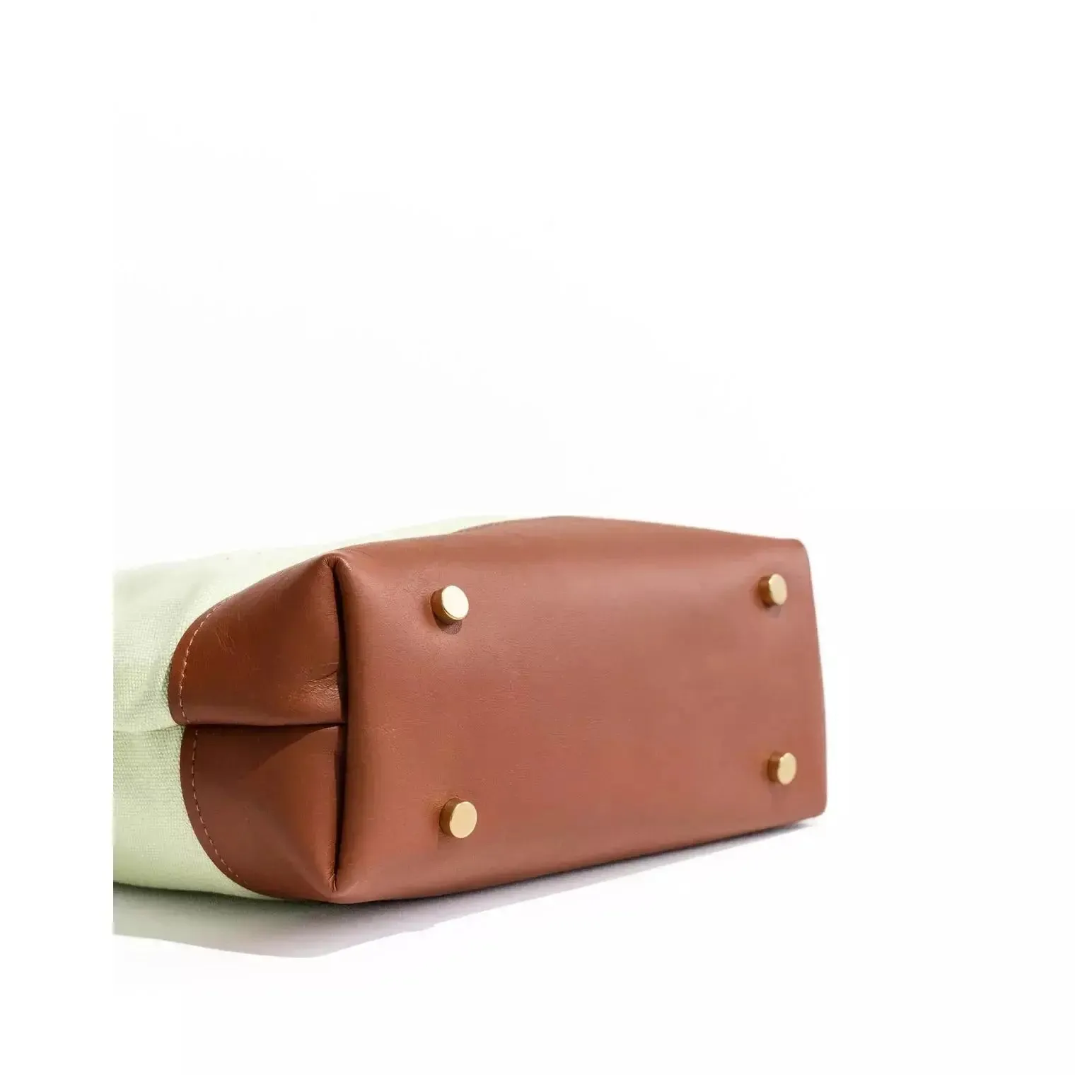 Otto Canvas Green Liberty & Tan Leather