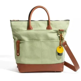 Otto Canvas Green Liberty & Tan Leather